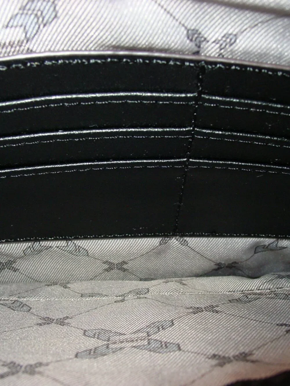 AIMEE KESTENBERG Sicily $128 Black Leather Zip Organizer Clutch Pouch - Picture 6 of 8